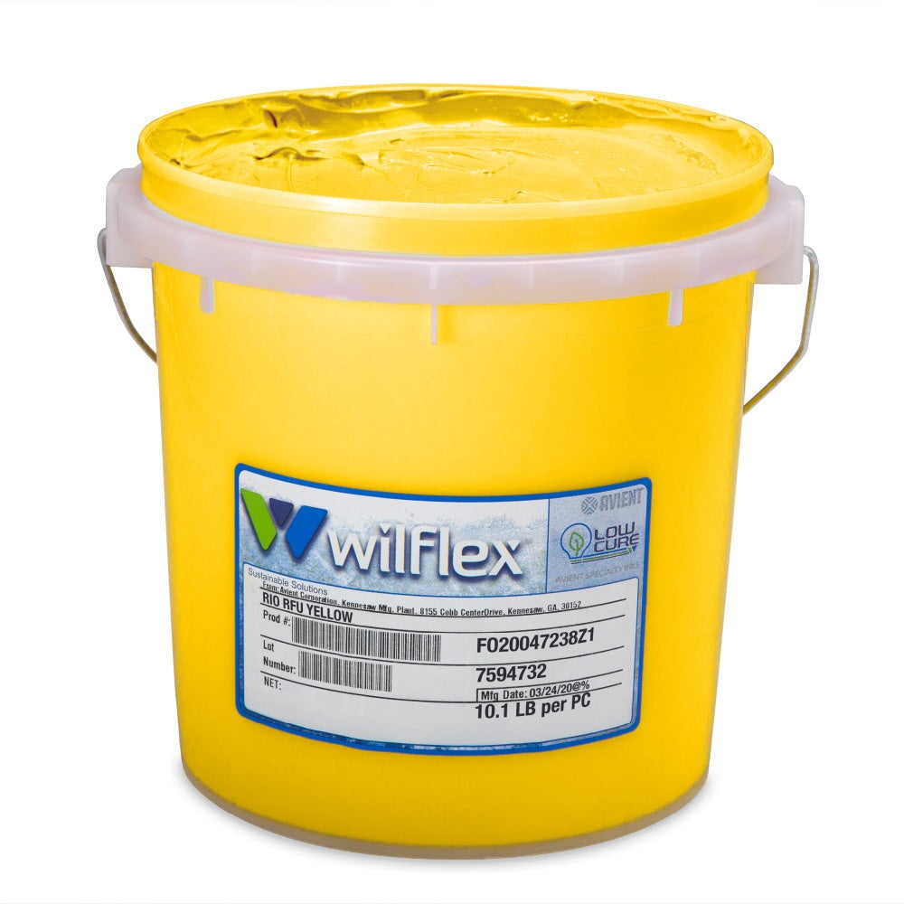 Wilflex Epic Rio RFU Yellow Plastisol Ink Gallon | Screenprinting.com