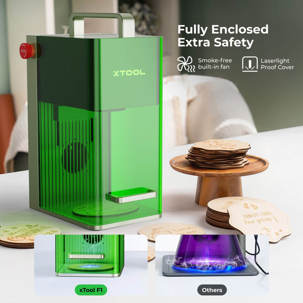 xTool F1 Portable Laser Engraver with IR + Diode Laser | by ...
