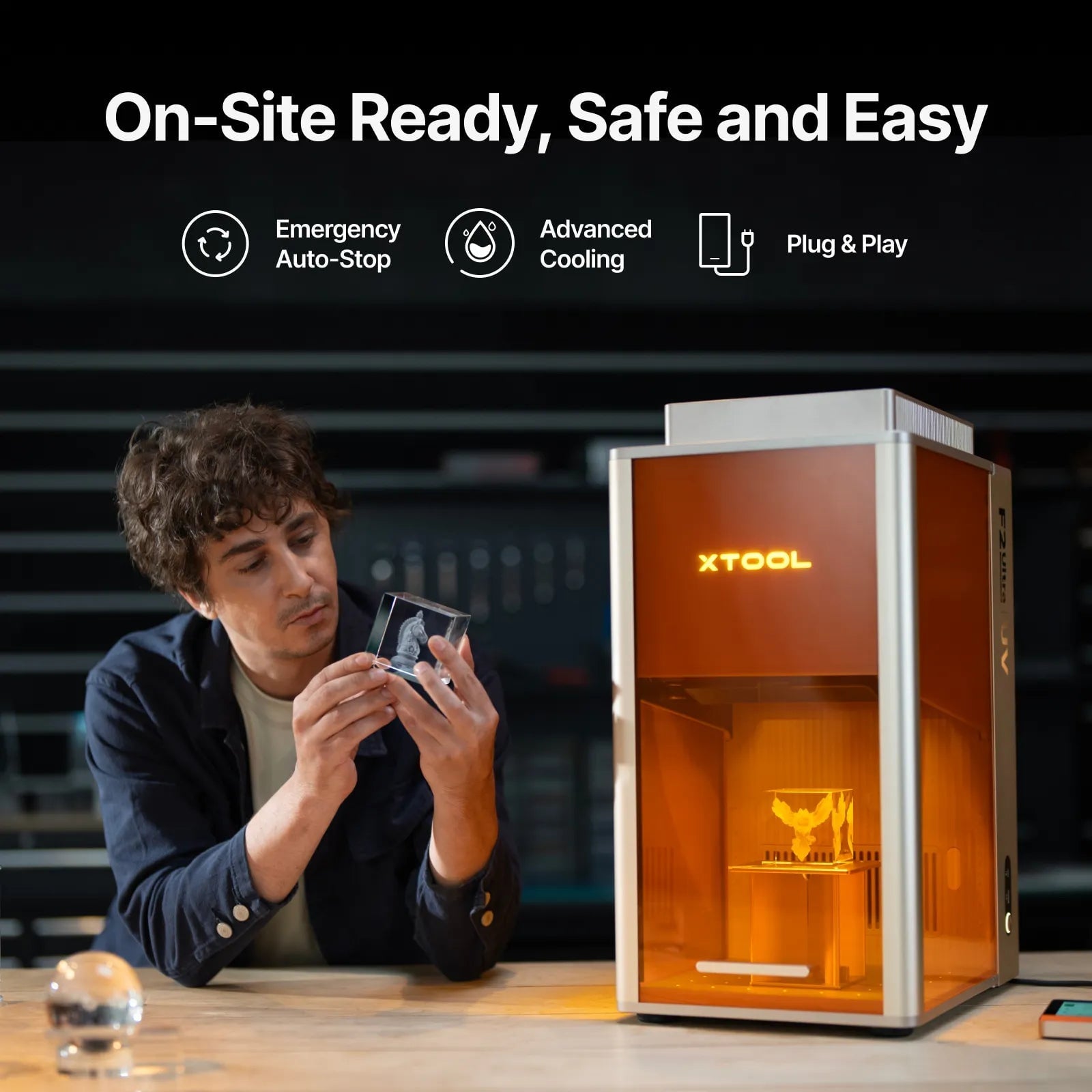 RASHDI LABO　XTOOL F2 Ultra UV xTool F2 Ultra UV 5W UV Laser Engraver | ScreenPrinting.com