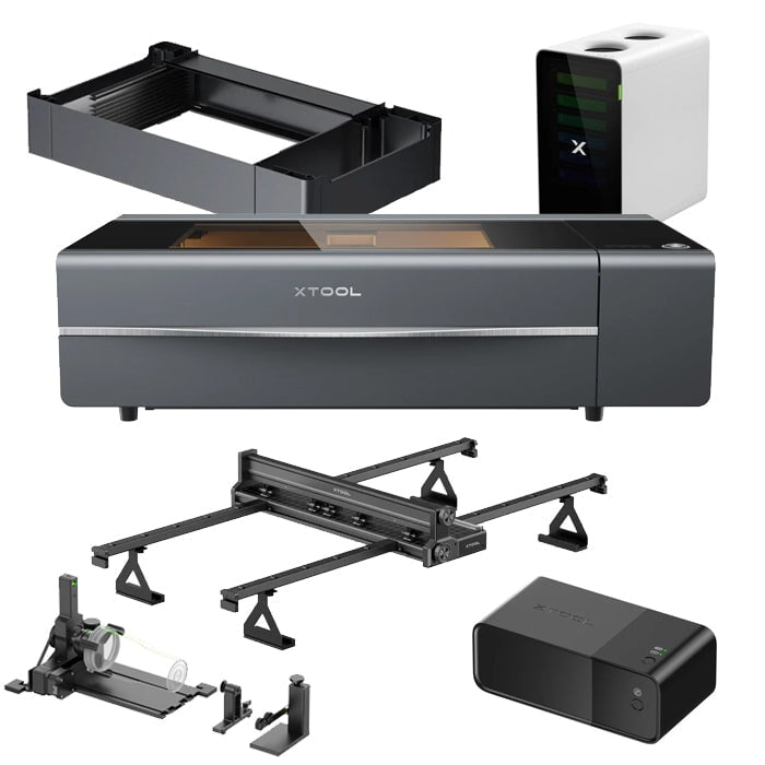 xTool P2S 55W Desktop CO2 Laser Cutter | ScreenPrinting.com