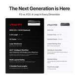 xTool P3 80W Flagship Desktop CO2 Laser Cutter with Intelligent Automation | Screenprinting.com