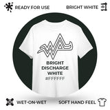 Zodiac Aquarius Bright Discharge White | Screenprinting.com