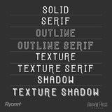 Abonar Font Pack by Golden Press Studio (Download Only) | Screenprinting.com