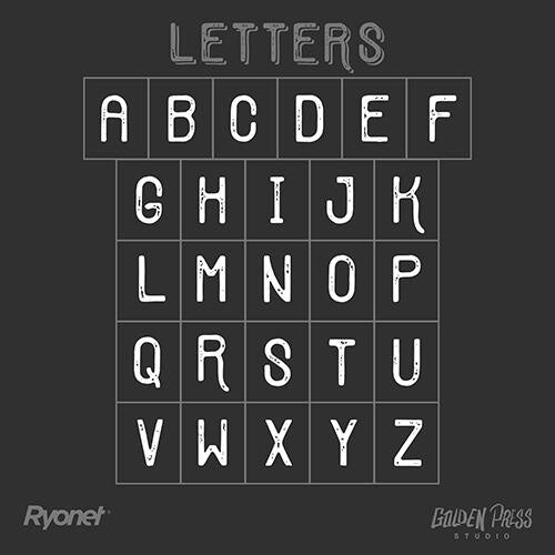 Abonar Font Pack by Golden Press Studio (Download Only) | Screenprinting.com