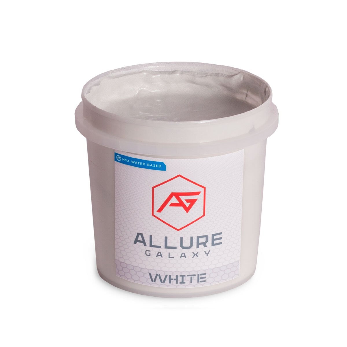 Allure Galaxy White HSA Water Based Reflective Ink | by ScreenPrinting.com