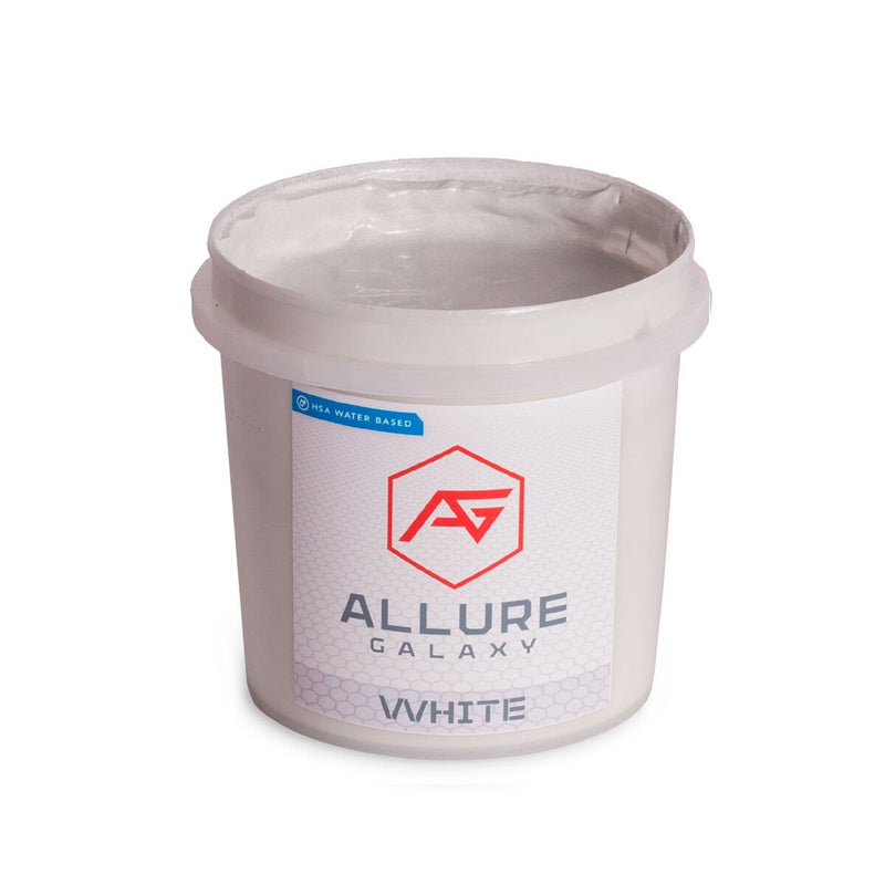 Allure Galaxy White HSA Water Based Reflective Ink | Screenprinting.com