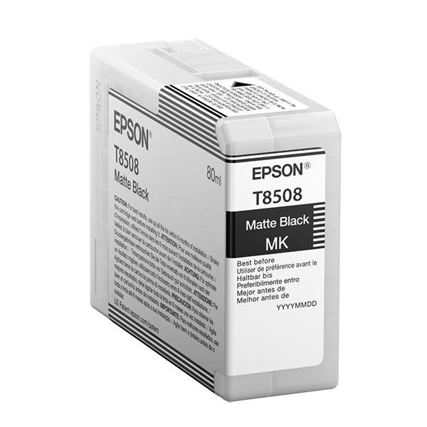 Epson SureColor P800 UltraChrome T850 Ink Cartridge - 80ML Matte Black | Screenprinting.com