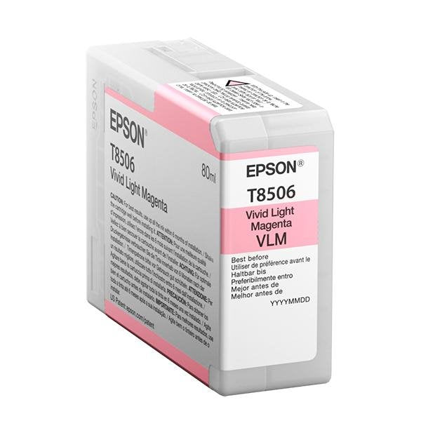 Epson SureColor P800 UltraChrome T850 Ink Cartridge - 80ML Vivid Light Magenta | Screenprinting.com