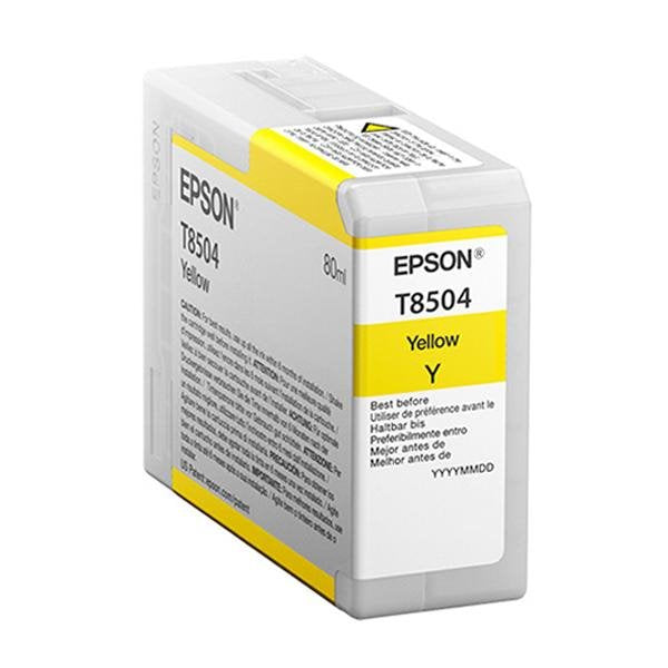 Epson SureColor P800 UltraChrome T850 Ink Cartridge - 80ML Yellow | Screenprinting.com