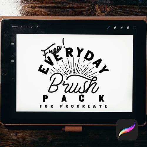 Everyday Brush Pack for Procreate by Golden Press Studio (Download Only) | Screenprinting.com