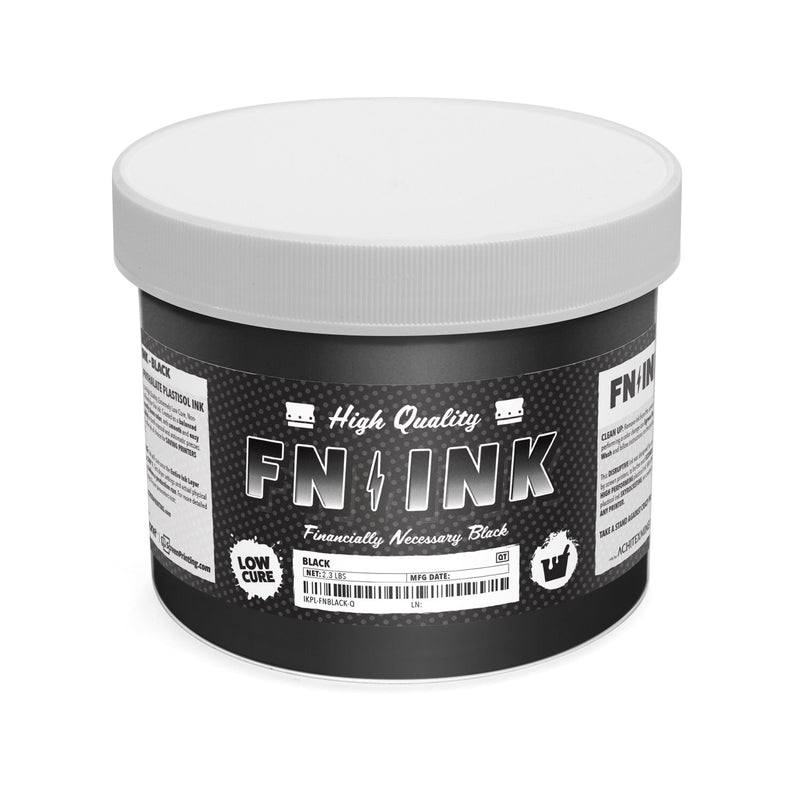 FN-INK™ Black Plastisol Ink Quart | Screenprinting.com