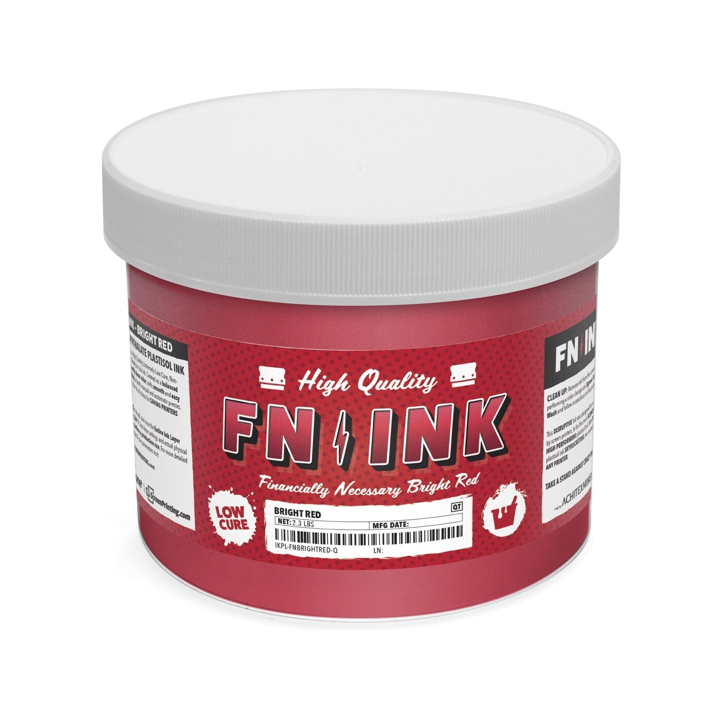 FN-INK™ Bright Red Plastisol Ink | ScreenPrinting.com
