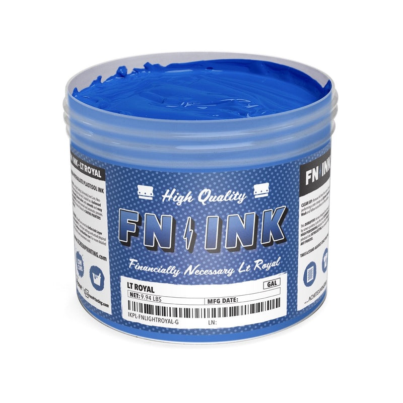 FN-INK™ Light Royal Blue Plastisol Ink Gallon | Screenprinting.com