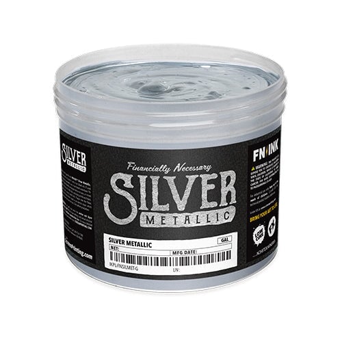 FN-INK™ Metallic Silver Ink Gallon | Screenprinting.com