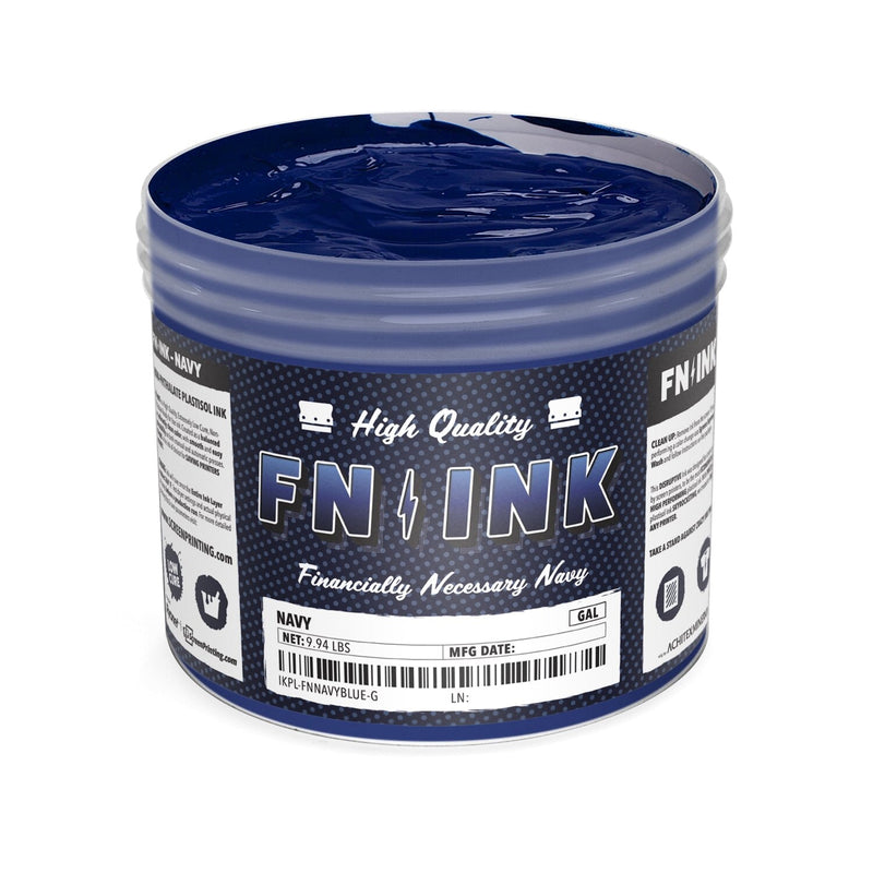 FN-INK™ Navy Blue Plastisol Ink Gallon | Screenprinting.com