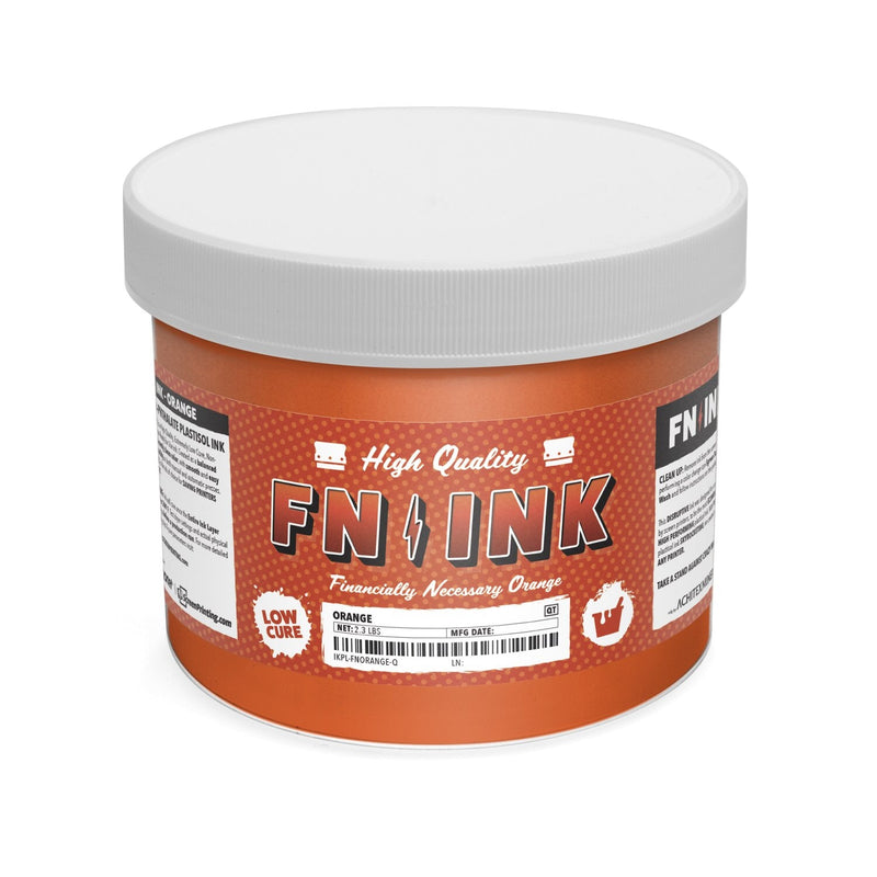 FN-INK™ Orange Plastisol Ink Quart | Screenprinting.com