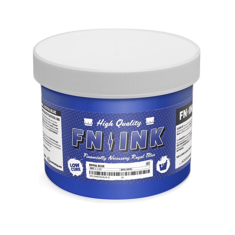 FN-INK™ Royal Blue Plastisol Ink Quart | Screenprinting.com