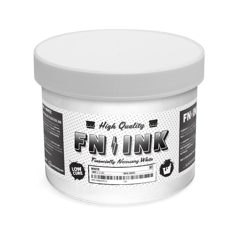 FN-INK™ White Plastisol Ink Pint | Screenprinting.com