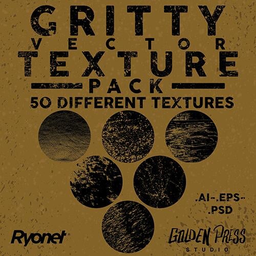 Gritty Vector Texture Pack (Download Only) | by ScreenPrinting.com