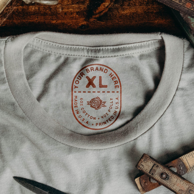 Hand Made Neck Label Pack by Golden Press Studio (Download Only) | Screenprinting.com