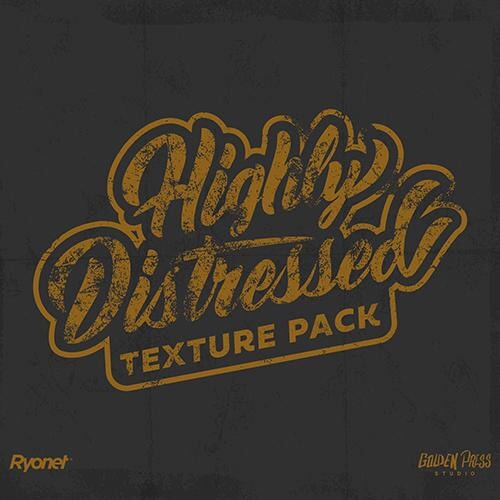 Highly Distressed Texture Pack by Golden Press Studio (Download Only) | Screenprinting.com