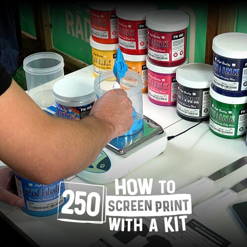 How to Screen Print with a Kit: 250 Edition Online Course | Screenprinting.com