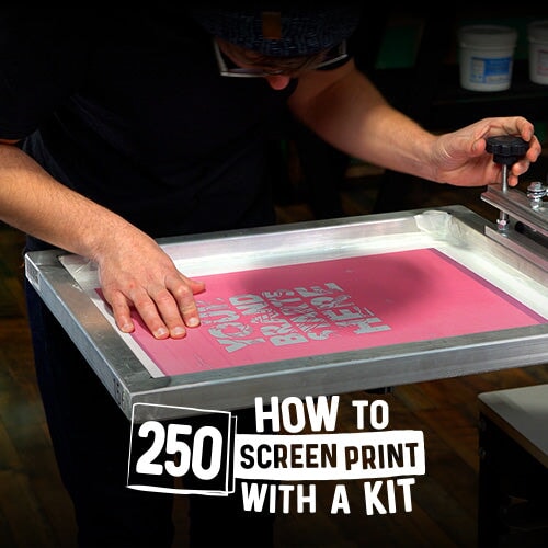 How to Screen Print with a Kit: 250 Edition Online Course | by ...