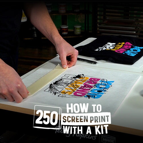 Screen Printing Kit All You Need to Get Started A4 or A3 and