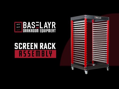 Baselayr Screen Rack - 20 Screen Count | ScreenPrinting.com
