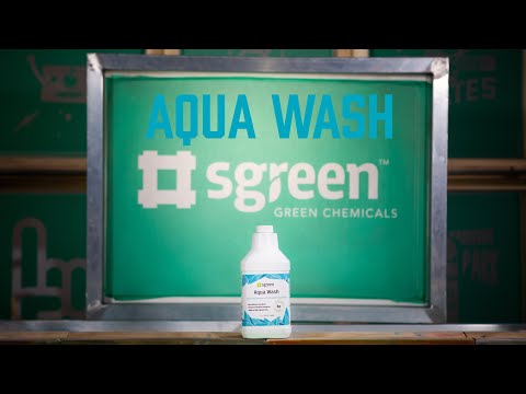Sgreen Aqua Wash Water-Based Ink Degrader