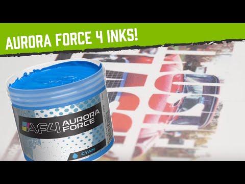 Green Galaxy Aurora Force 4 Color Process Magenta HSA Water Based Ink