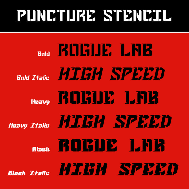 Puncture v2 Font (Download Only) | Screenprinting.com