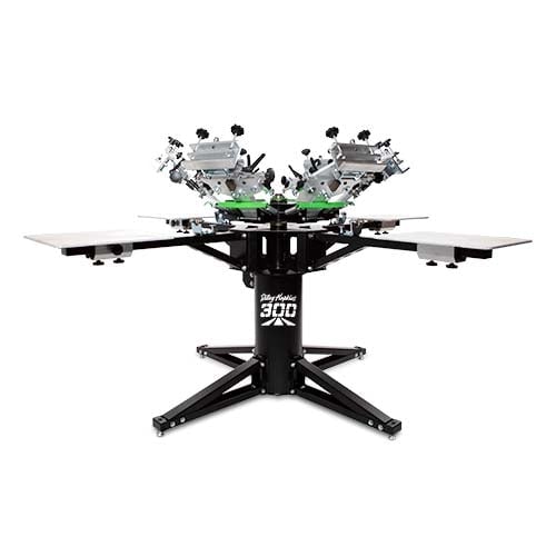 Riley Hopkins 300 6 Color 4 Station Press with XYZ Micro Registration