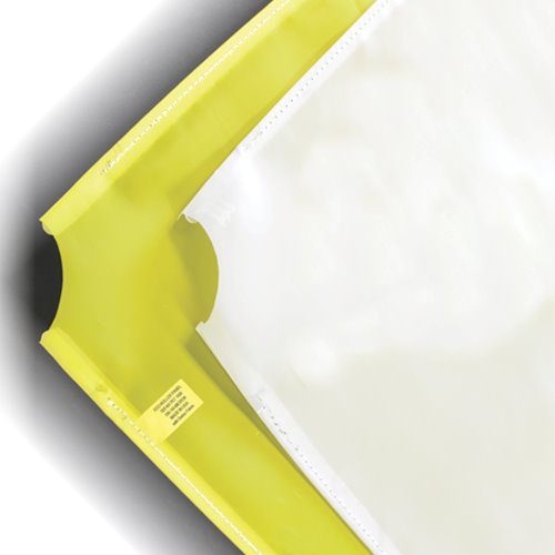 SAATI 23x31in M3 Roller Frame Yellow HiTex Mesh Panels – 6 Pack | Screenprinting.com