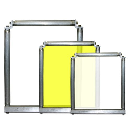 SAATI 23x31in MZX Roller Frame Yellow Hi-TEX Mesh Panels – 6 Pack | Screenprinting.com