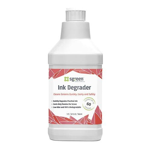 Sgreen Ink Degrader Plastisol Ink Remover by Franmar Quart | Screenprinting.com