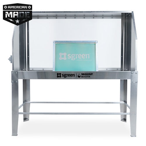 Sgreen Washout Booth 72" w/ Backlit System | Screenprinting.com