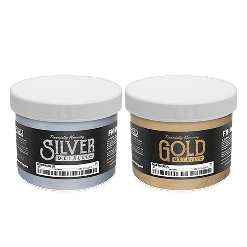 Silver & Gold Plastisol Ink Combo Deal | Screenprinting.com