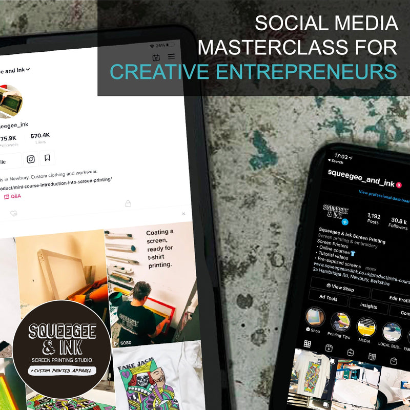 Social Media Masterclass for Creative Entrepreneurs | Screenprinting.com