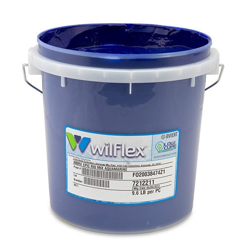 Wilflex Epic Rio Aquamarine Plastisol Ink (Mixing Component) | Screenprinting.com