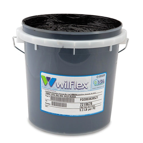 Wilflex Epic Rio Deep Black Plastisol Ink (Mixing Component) Gallon | Screenprinting.com