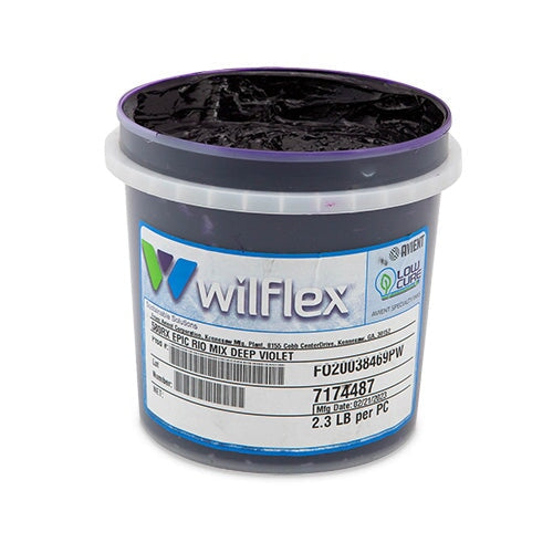 Wilflex Epic Rio Deep Violet Plastisol Ink (Mixing Component) Quart | Screenprinting.com
