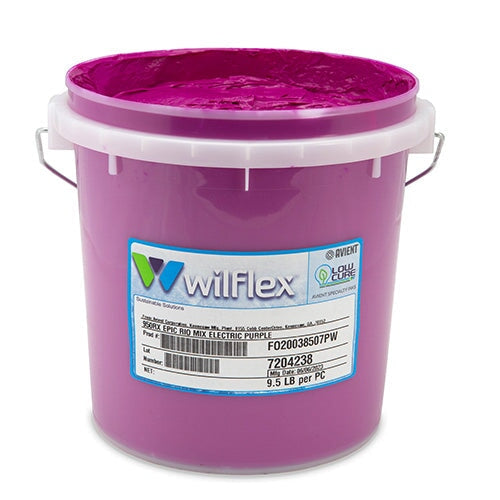 Wilflex Epic Rio Electric Purple Plastisol Ink (Mixing Component) Gallon | Screenprinting.com
