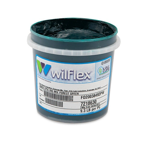 Wilflex Epic Rio Forest Green Plastisol Ink (Mixing Component) Quart | Screenprinting.com