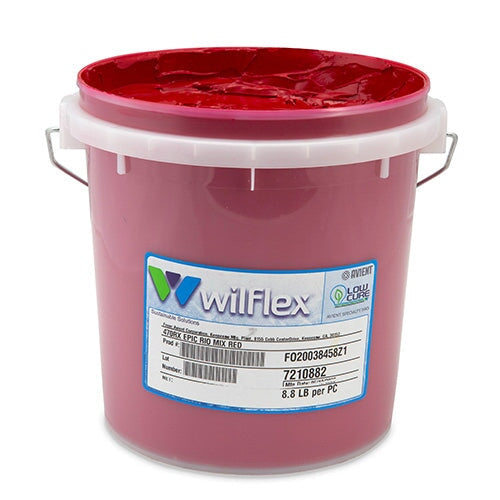 Wilflex Epic Rio Red Plastisol Ink (Mixing Component) Gallon | Screenprinting.com