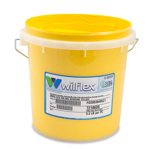 Wilflex Epic Rio Sunshine Yellow Plastisol Ink (Mixing Component) Gallon | Screenprinting.com