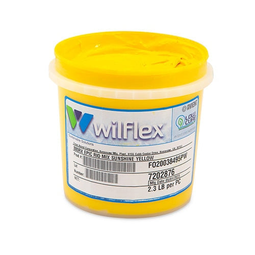 Wilflex Epic Rio Sunshine Yellow Plastisol Ink (Mixing Component) Quart | Screenprinting.com